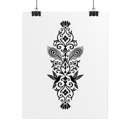 Hummingbird Soulmates - Rolled Poster