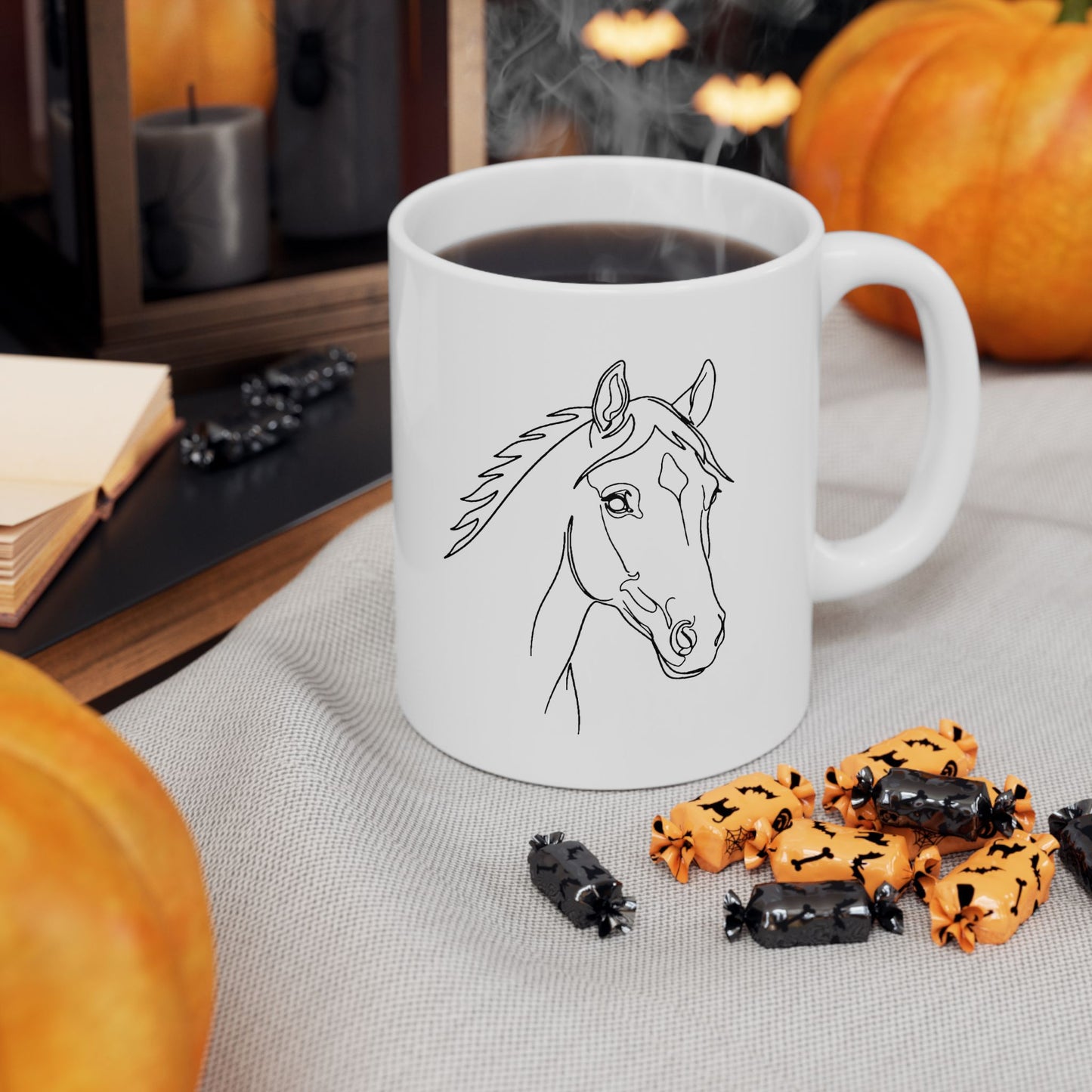 Horse Portrait Sketch - Ceramic Mug