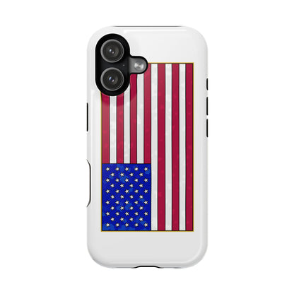 New Glory American Flag (Gold Edge Edition) - Magnetic Phone Case