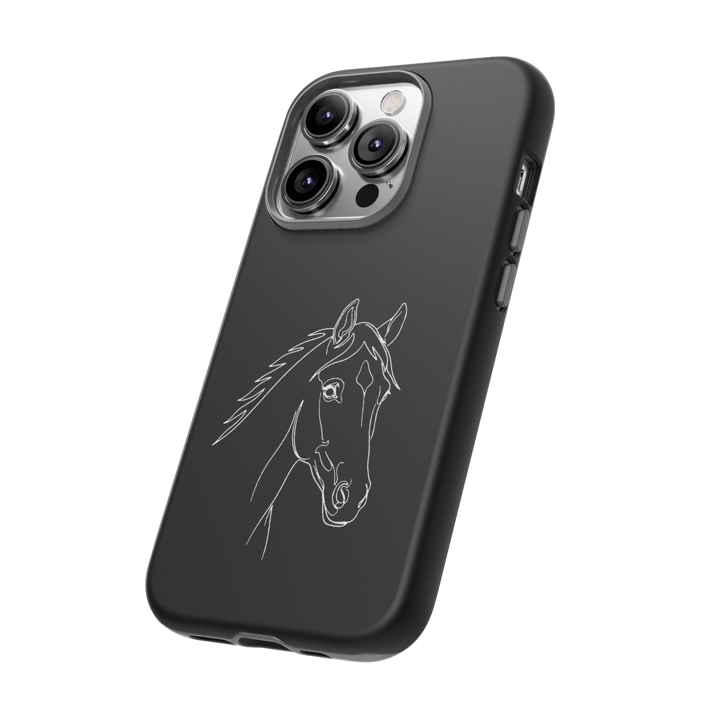 Horse Portrait Sketch - Tough Phone Case