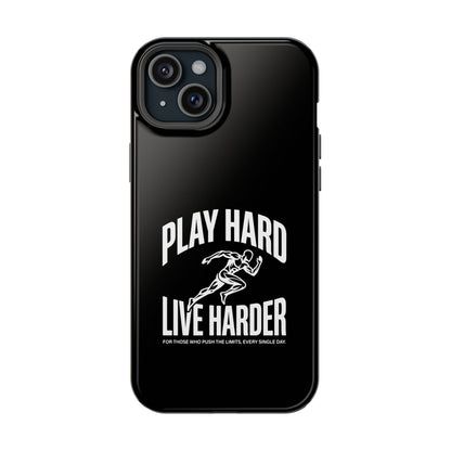 Play Hard / Live Harder - Magnetic Phone Case