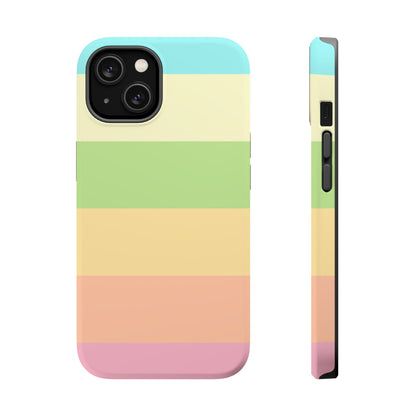 Pastel Stripes - Magnetic Phone Cover