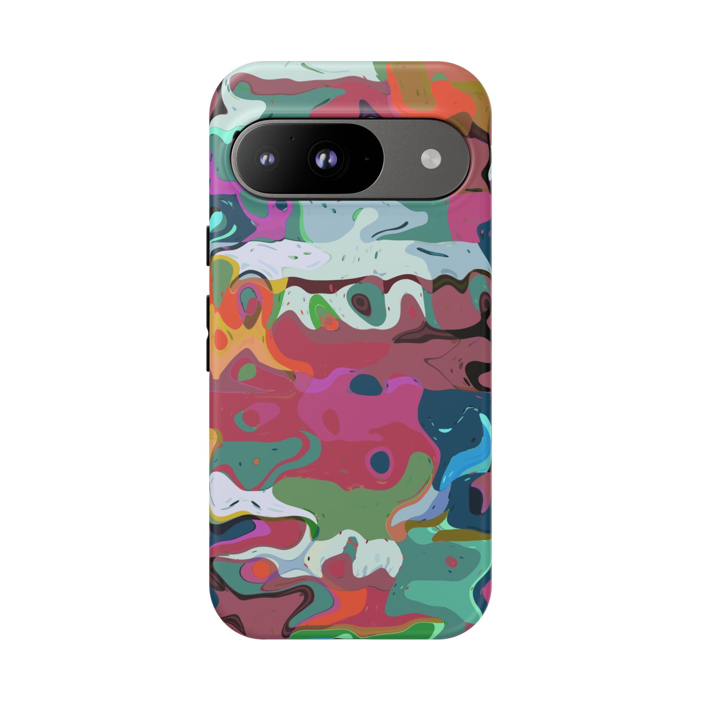 Colorful Abstract Marble - Phone Case