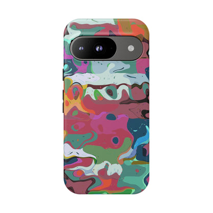 Colorful Abstract Marble - Phone Case