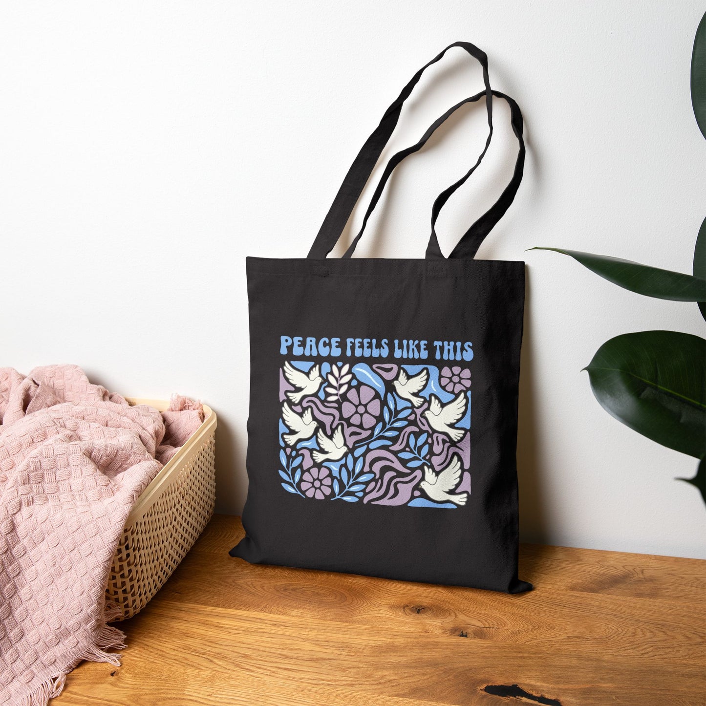 Peace Feels Like This - Tote Bag