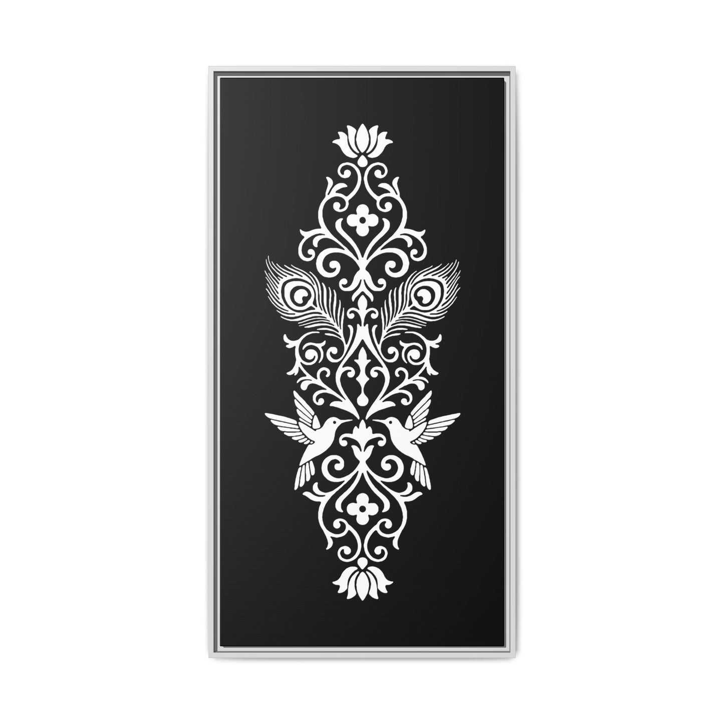 Hummingbird Soulmates - Framed Canvas