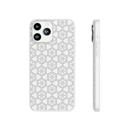 Elegant Geometric Phone Case, Stylish Flexi Case for Everyday Use, Slim Fit, Gift Idea, Trendy Accessory, Minimalist Design