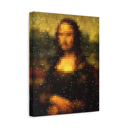 Pixel Muse — Silent Smile - Canvas