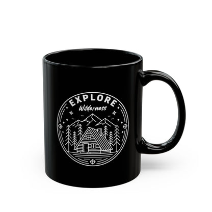 Explore Wilderness - Black Mug