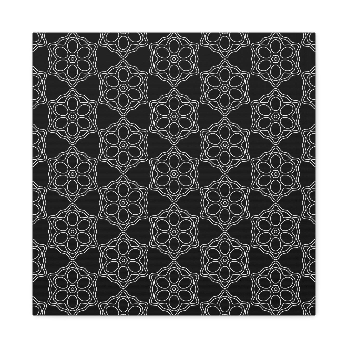 Geometric Sacred Flower - Canvas