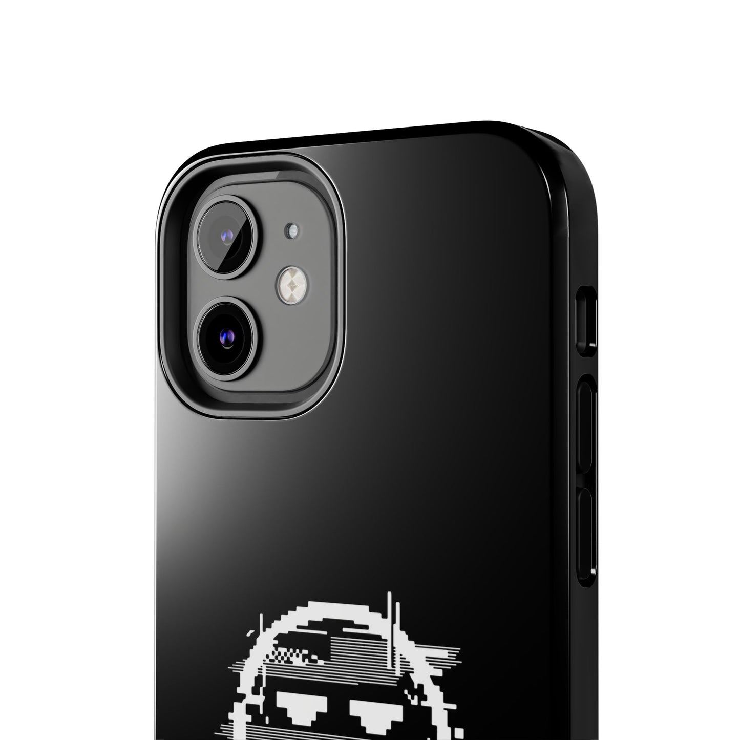 I’m Fine Glitched Smiley - Phone Case