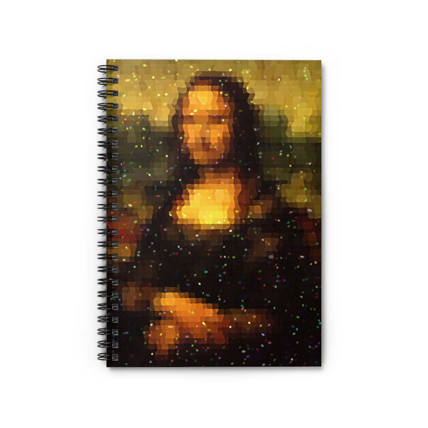 Pixel Muse — Silent Smile - Spiral Notebook