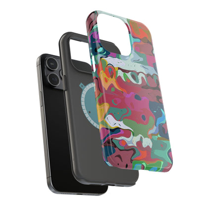 Colorful Abstract Marble - Magnetic Phone Case