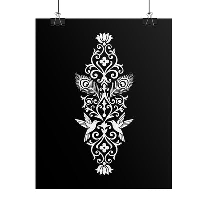 Hummingbird Soulmates - Rolled Poster