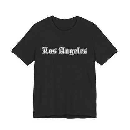 Los Angeles Unisex Jersey Tee, Casual Wear, Gift for Travelers, Summer Style, Comfortable Fit, Los Angeles Apparel