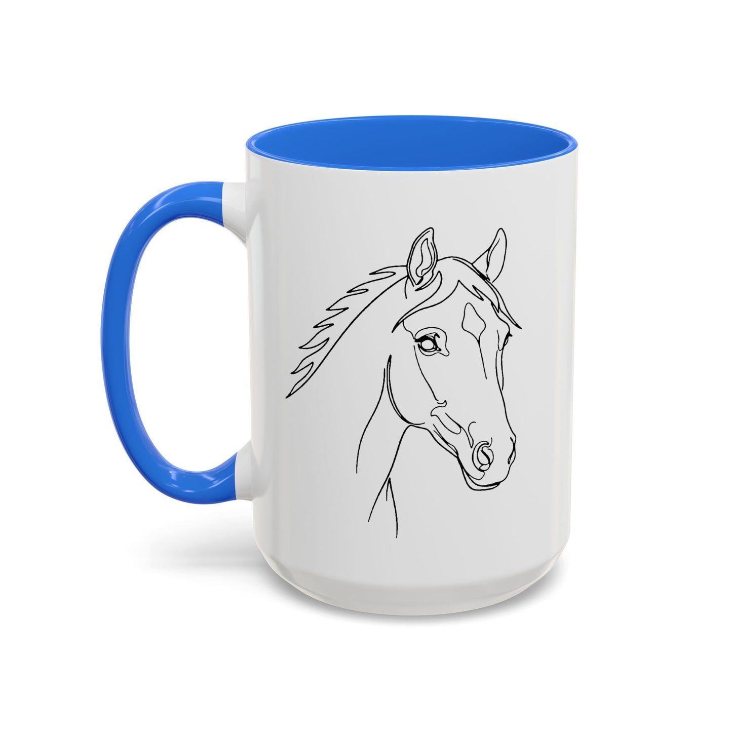 Horse Portrait Sketch - Colorful Mug