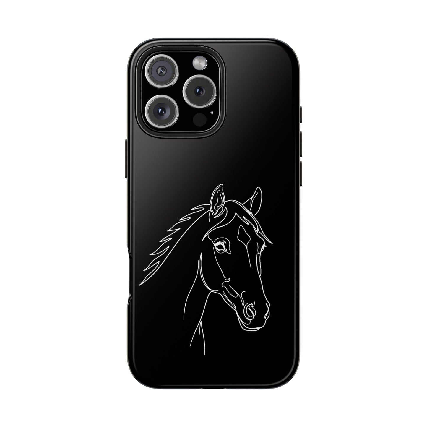 Horse Portrait Sketch - Phone Case