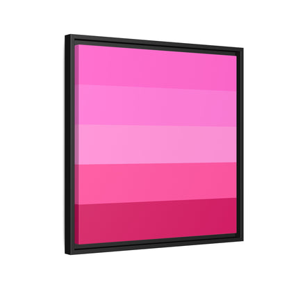 Valentine Rose Colors - Framed Canvas