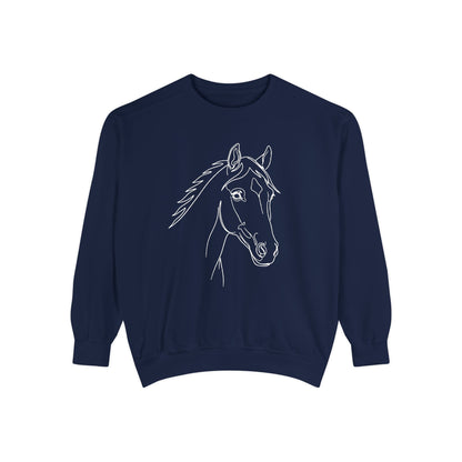 Horse Portrait Sketch - Sweatshirt
