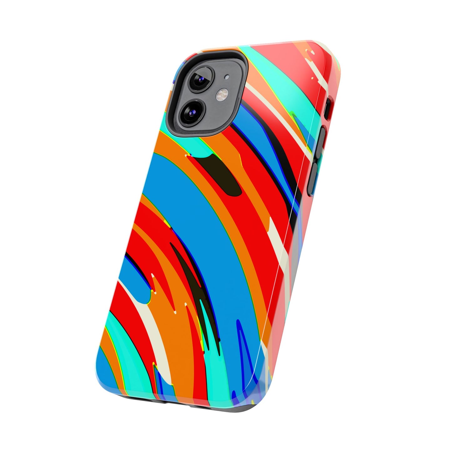 Abstract Rainbow Swirl Arc - Phone Case