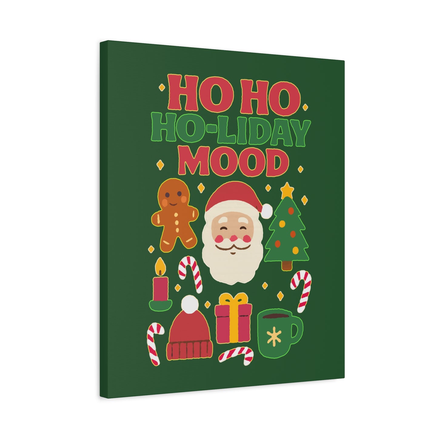 Ho Ho Ho-liday Mood - Canvas