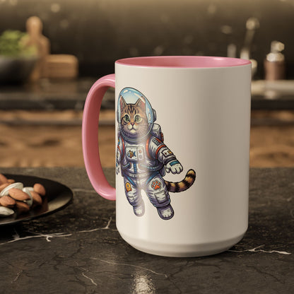 Astronaut Cat - Colorful Mug