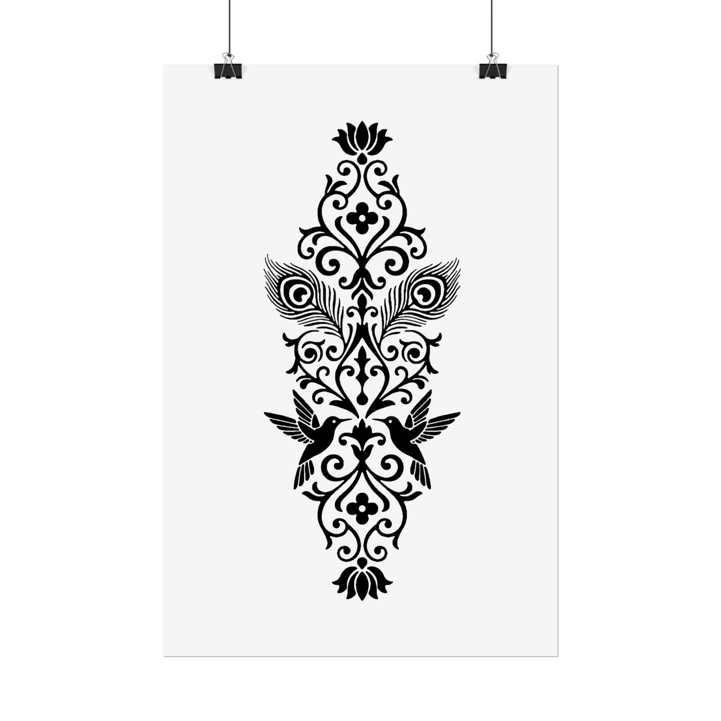 Hummingbird Soulmates - Rolled Poster