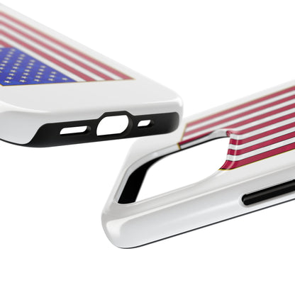 New Glory American Flag (Gold Edge Edition) - Phone Case