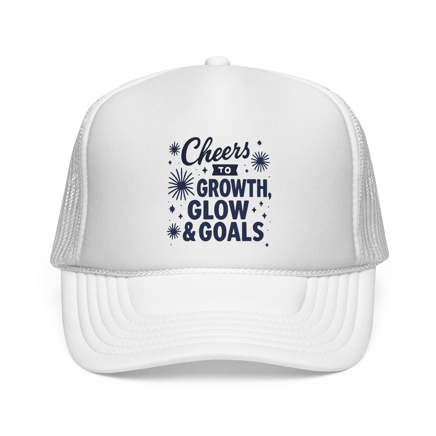 Cheers to Growth, Glow & Goals - Cap