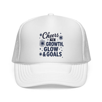 Cheers to Growth, Glow & Goals - Cap