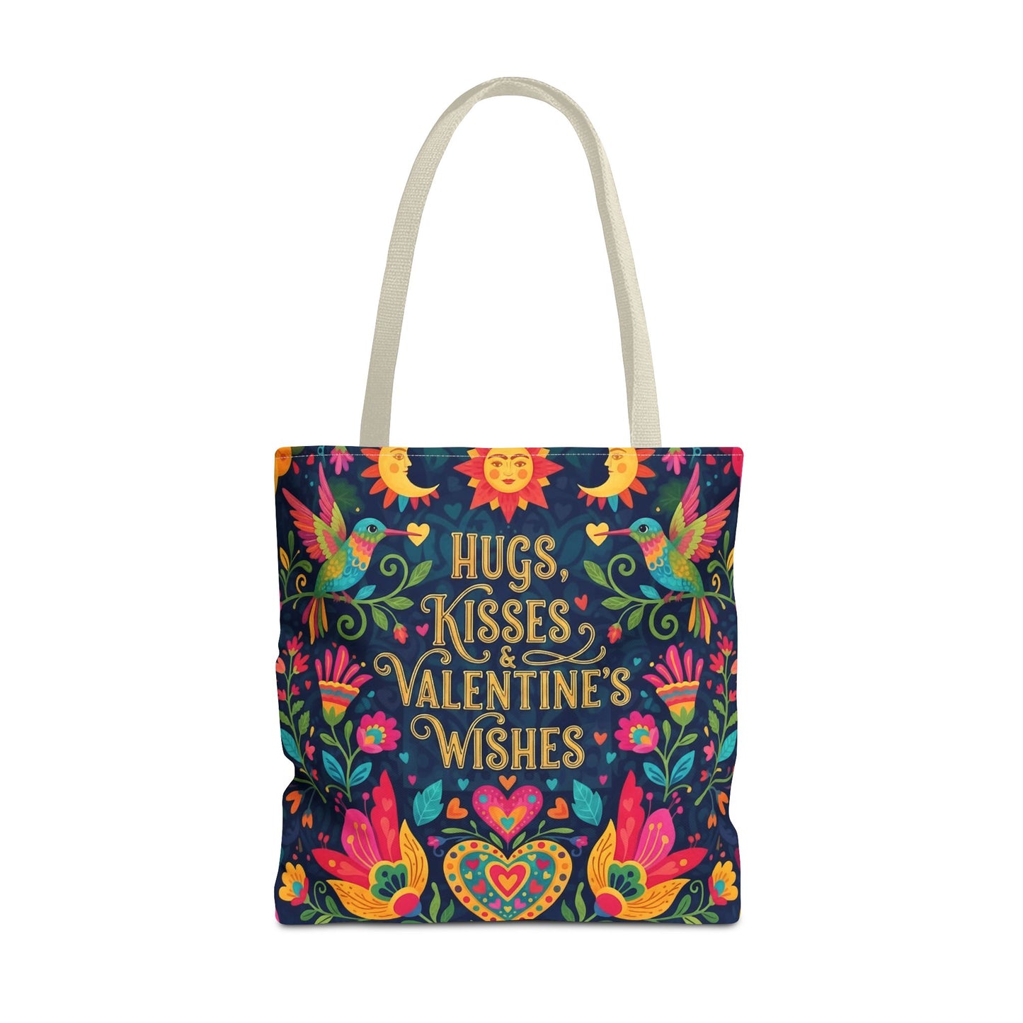 Hugs, Kisses & Valentine's Wishes - Tote Bag