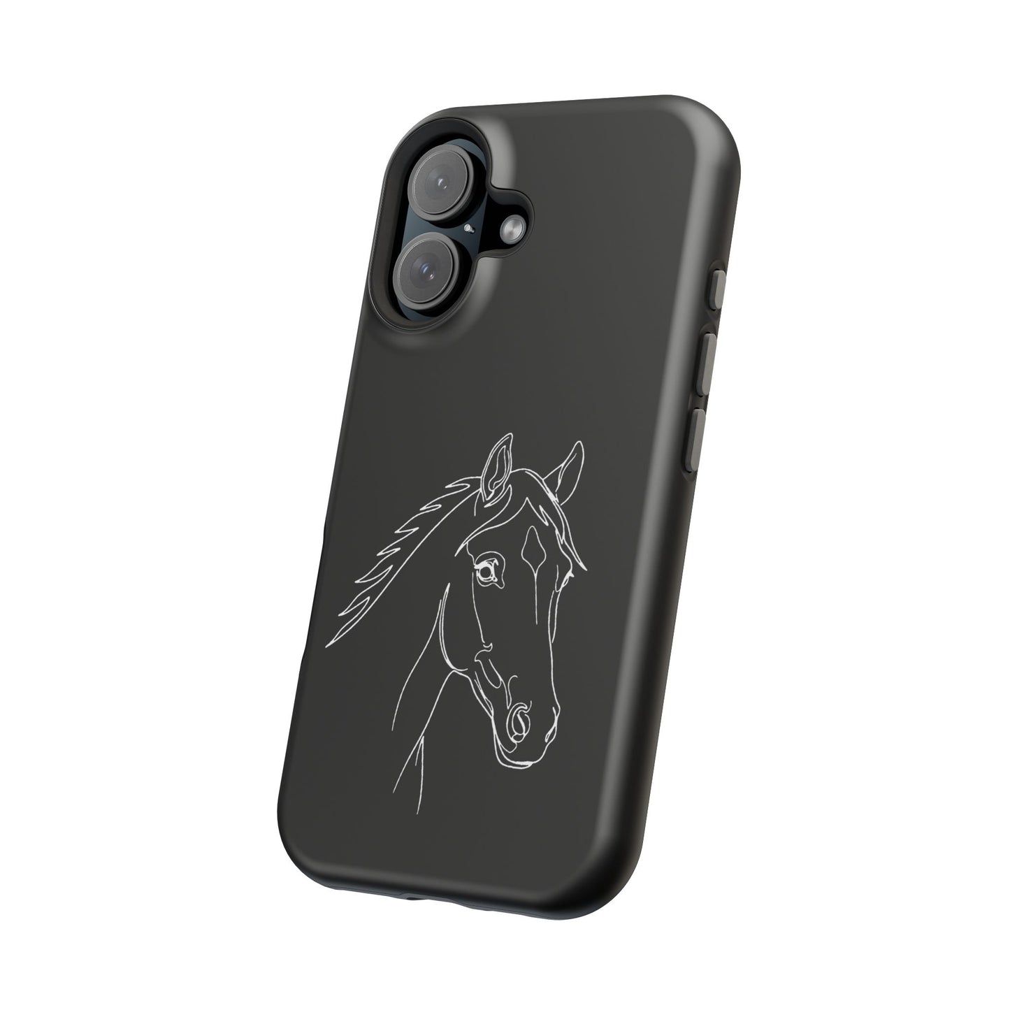 Horse Portrait Sketch - Magnetic Phone Case