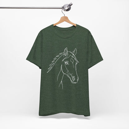 Horse Portrait Sketch - T-Shirt