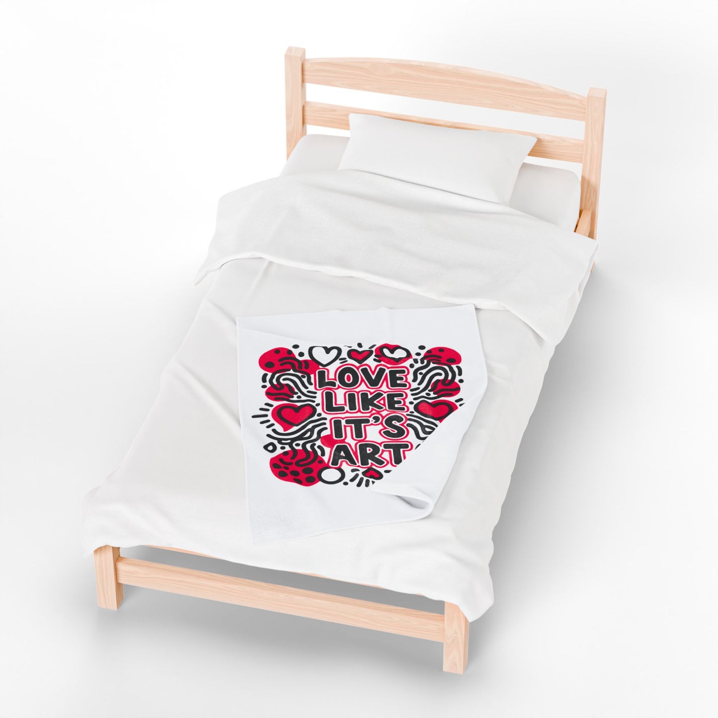 Love Like It's Art - Plush Blanket