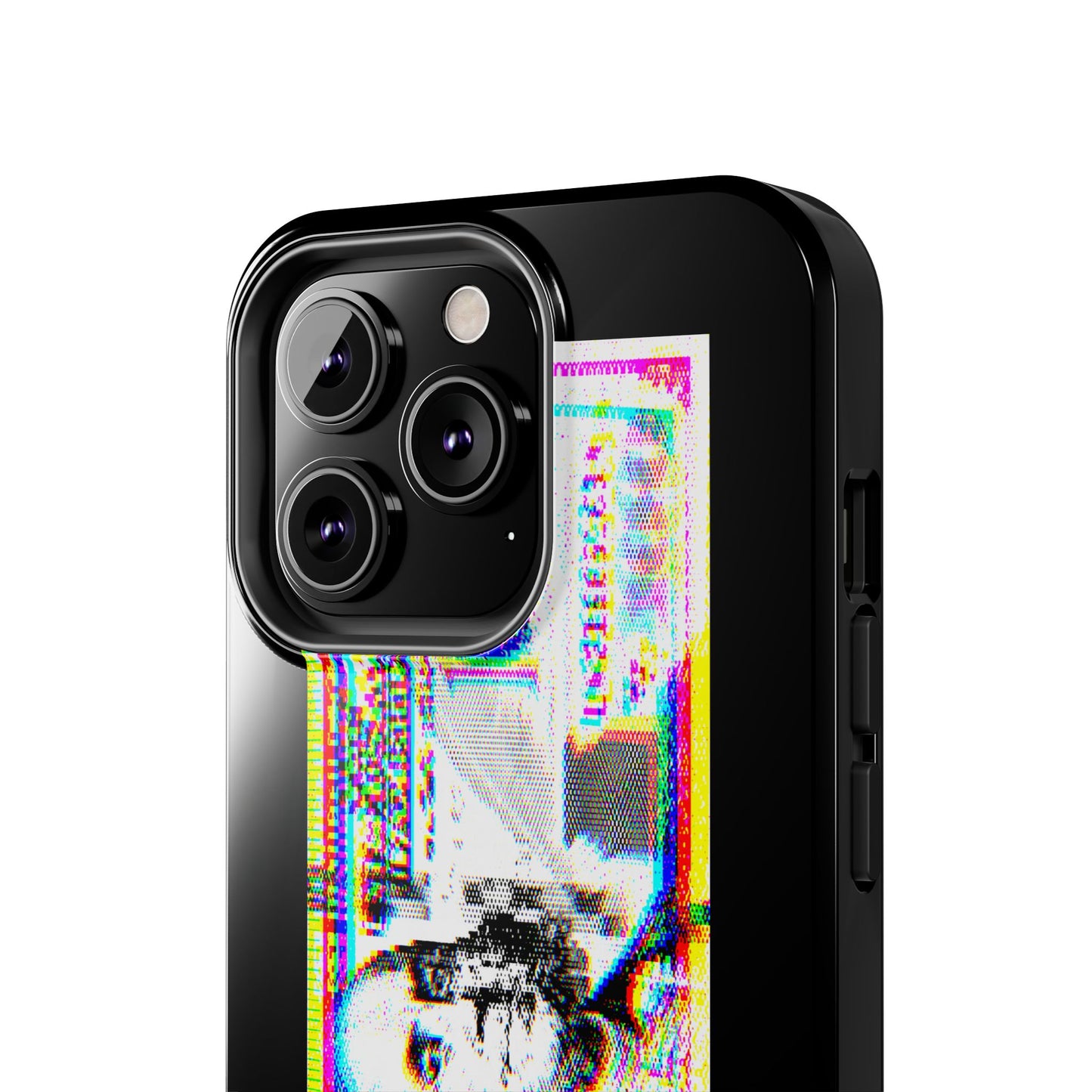 100 Dollars Bill - Neon Color Explosion - Phone Case