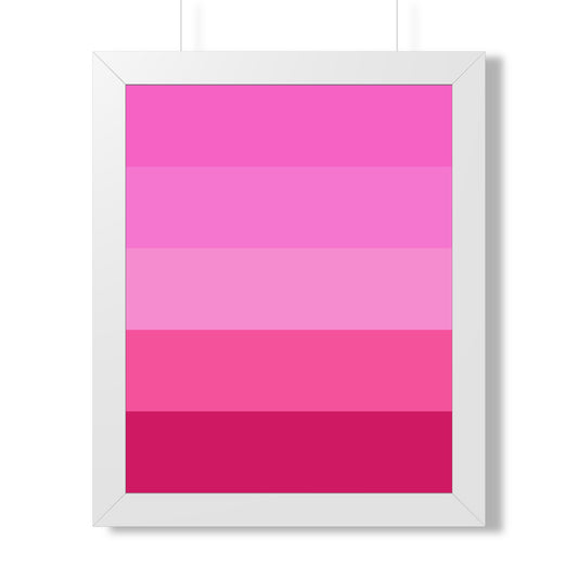 Valentine Rose Colors - Framed Poster