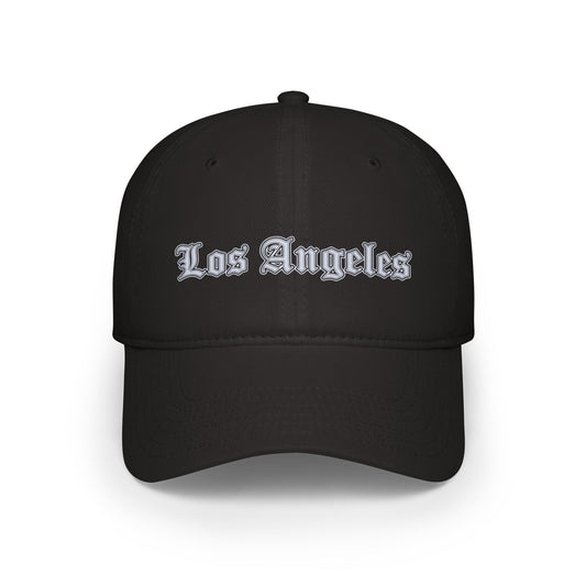 Stylish Los Angeles Low Profile Baseball Cap, Casual Cap, Gift for Him/Her, Summer Accessories, Trendy Headwear - Silver Edition