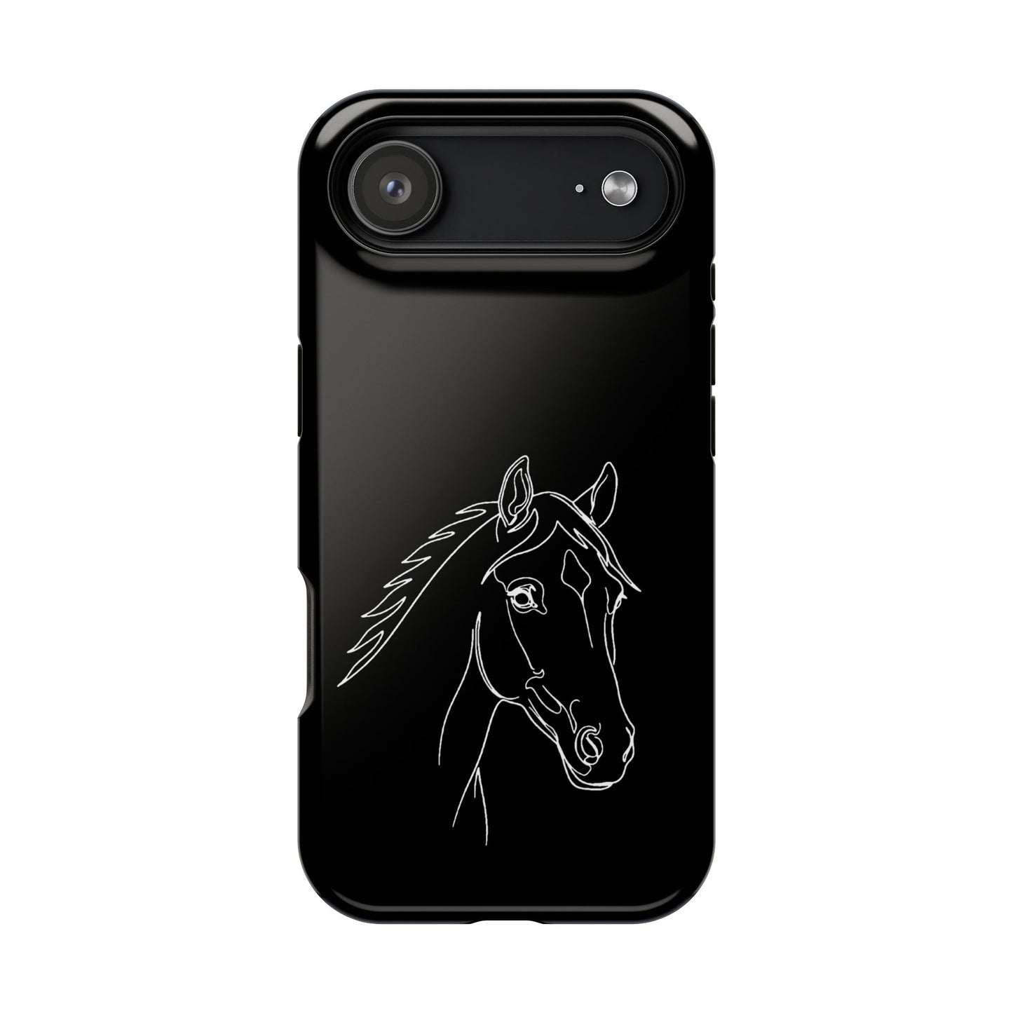 Horse Portrait Sketch - Magnetic Phone Case