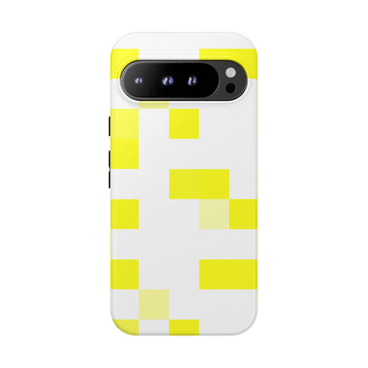 Yellow Pixel Grid -  Phone Case