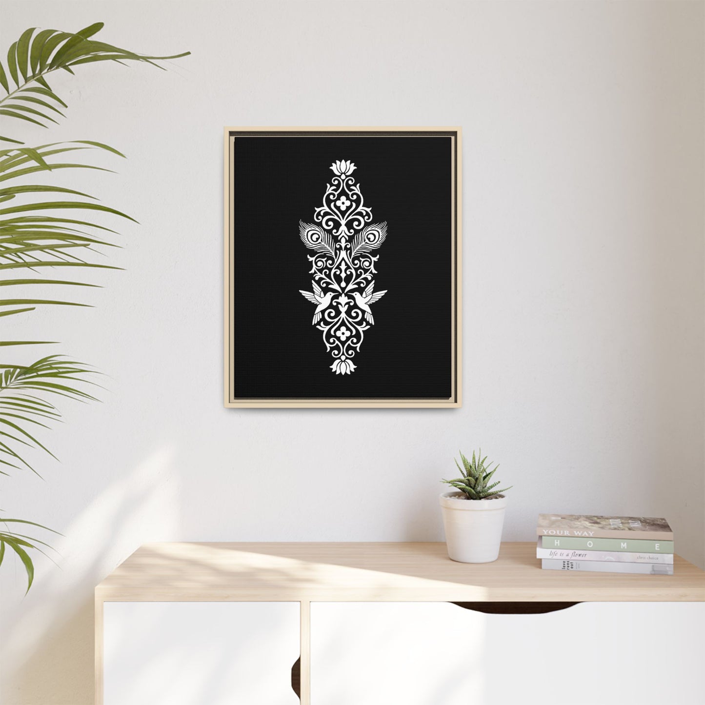 Hummingbird Soulmates - Framed Canvas