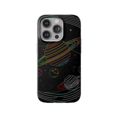 Galaxy-Inspired Flexi Cases, Vibrant Phone Covers, Space-Themed Accessories, Cosmic Gifts for Astronomers, Unique Phone Protectors