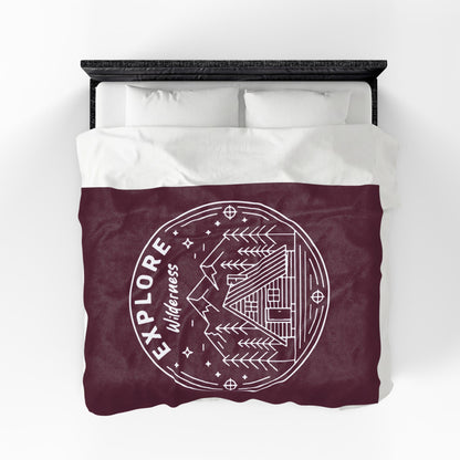 Explore Wilderness - Plush Blanket