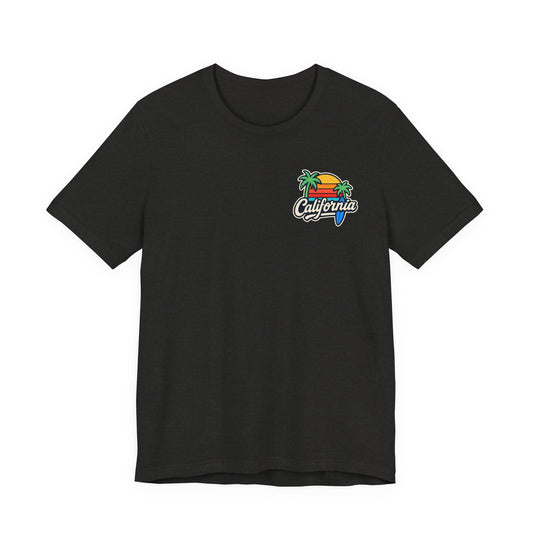 California Vibes Unisex Tee | Vintage Graphic T-Shirt Perfect for Summer, Beach, Travel, Casual Wear, Gift Idea