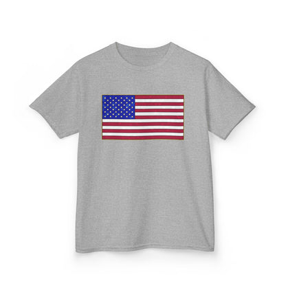 New Glory American Flag (Gold Edge Edition) - Kids Tee