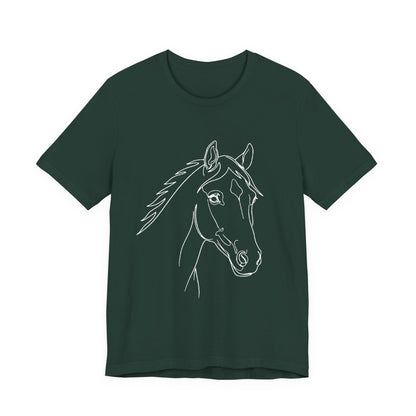 Horse Portrait Sketch - T-Shirt