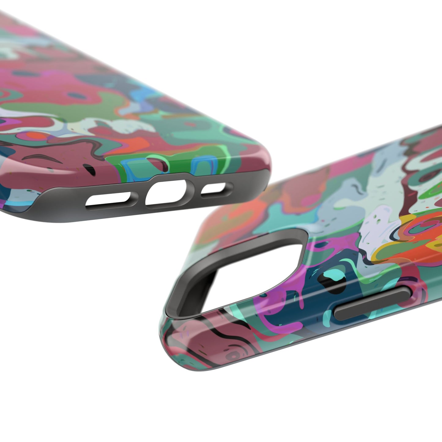 Colorful Abstract Marble - Magnetic Phone Case