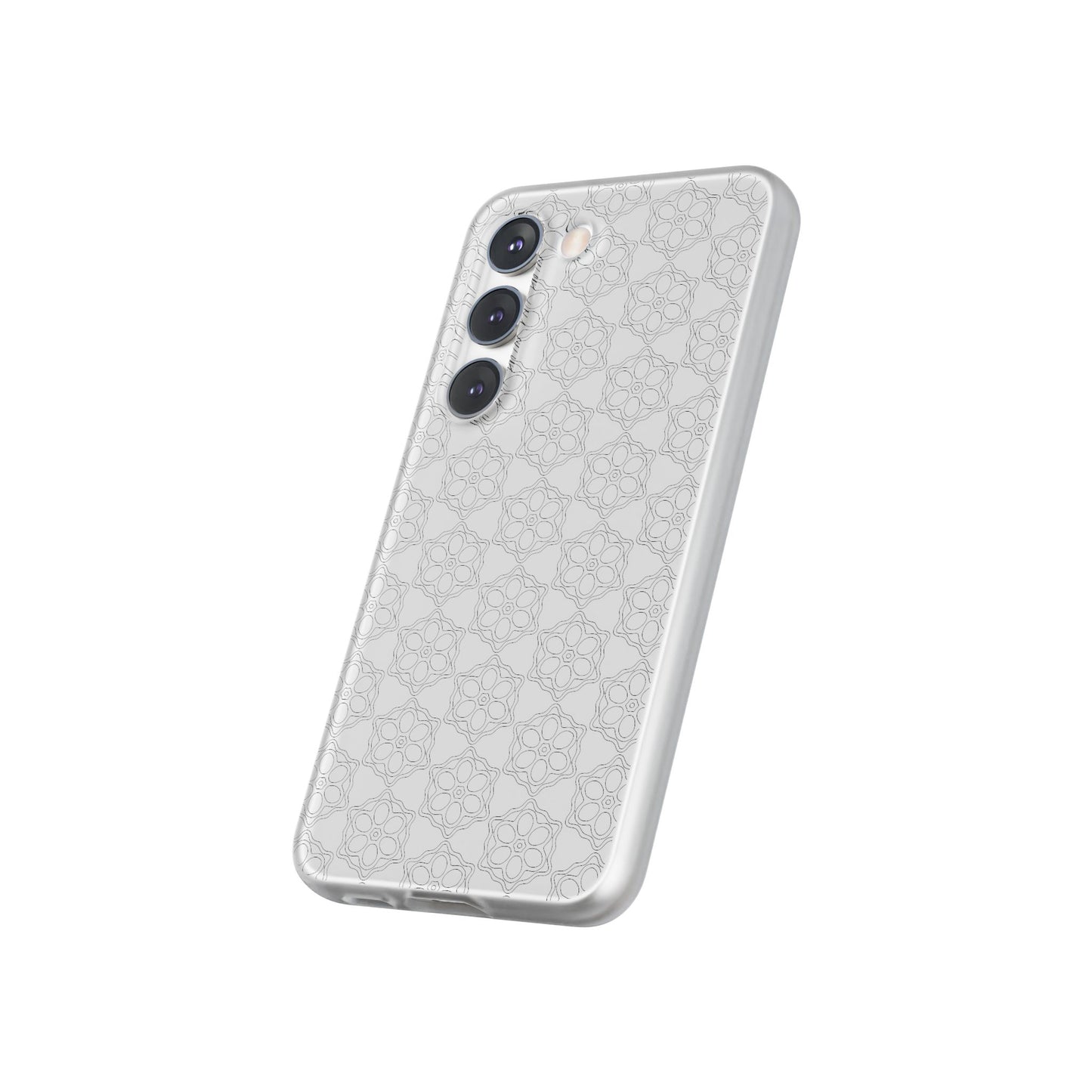 Elegant Geometric Phone Case, Stylish Flexi Case for Everyday Use, Slim Fit, Gift Idea, Trendy Accessory, Minimalist Design