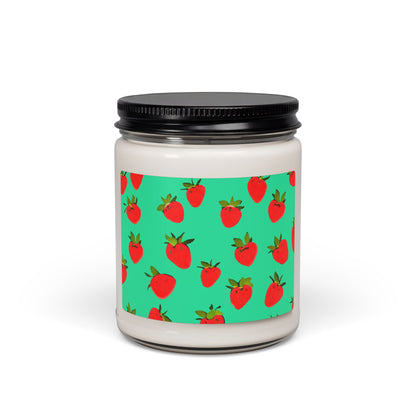 Strawberry Pattern - Scented Candle