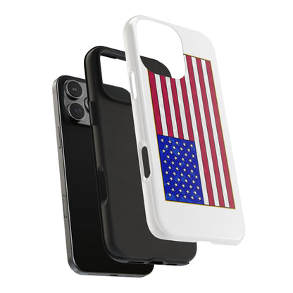 New Glory American Flag (Gold Edge Edition) - Phone Case