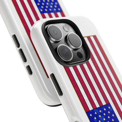 New Glory American Flag (Gold Edge Edition) - Phone Case